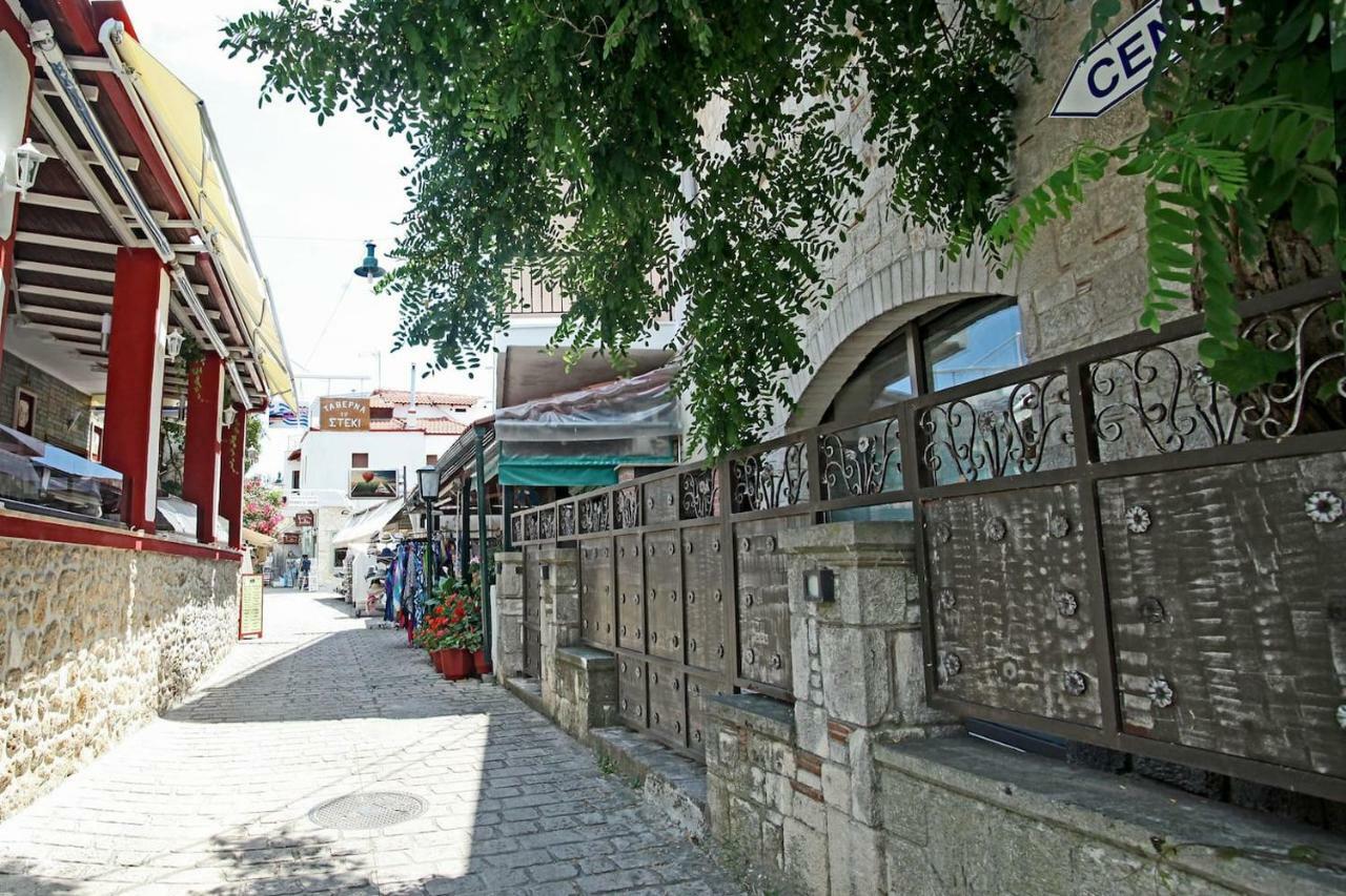 Beautiful Studio In Traditional Afytos Halkidiki-Uvc Sterilized Eksteriør bilde