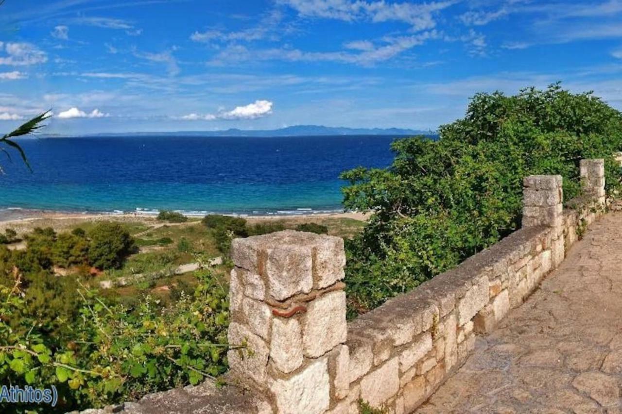 Beautiful Studio In Traditional Afytos Halkidiki-Uvc Sterilized Eksteriør bilde