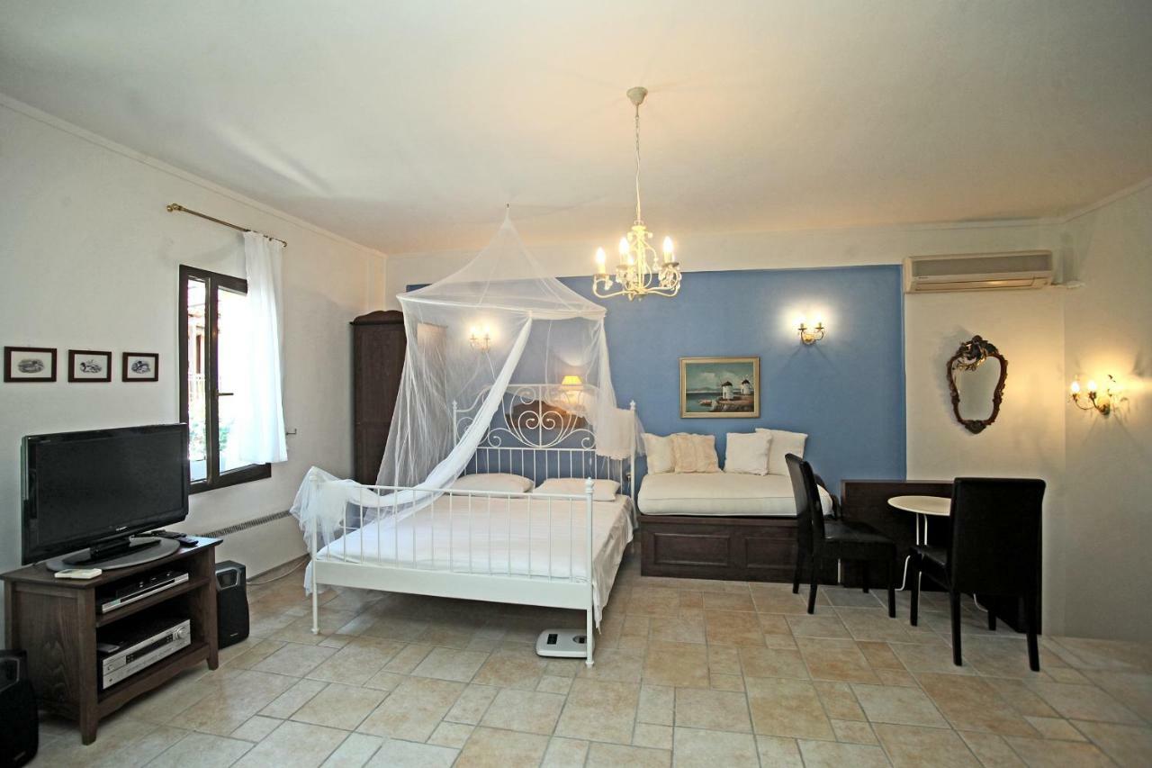 Beautiful Studio In Traditional Afytos Halkidiki-Uvc Sterilized Eksteriør bilde